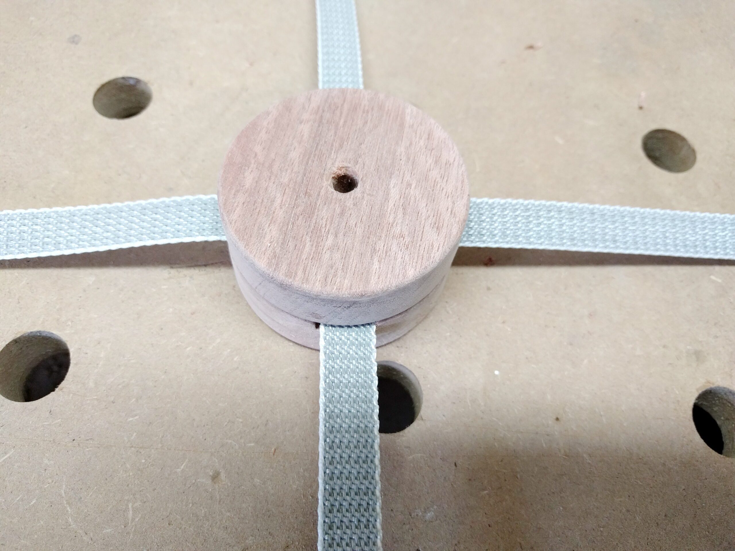 Bandhalter Adventskranz bauen