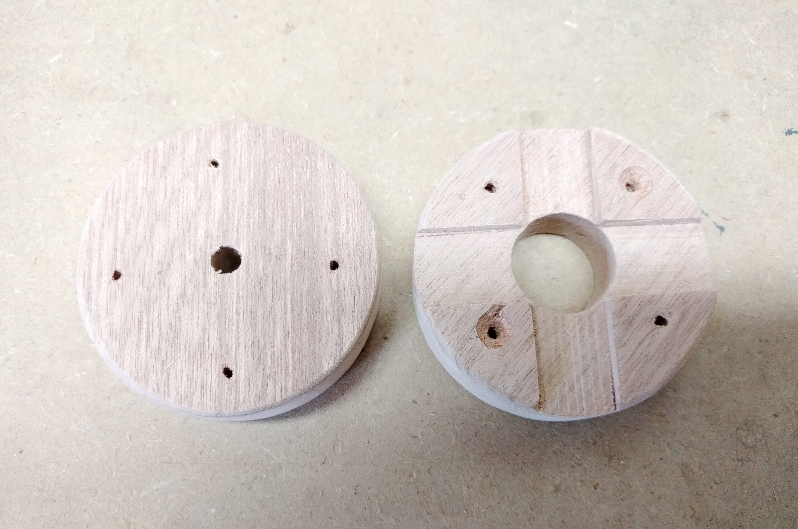 Bandhalter roh Adventskranz bauen