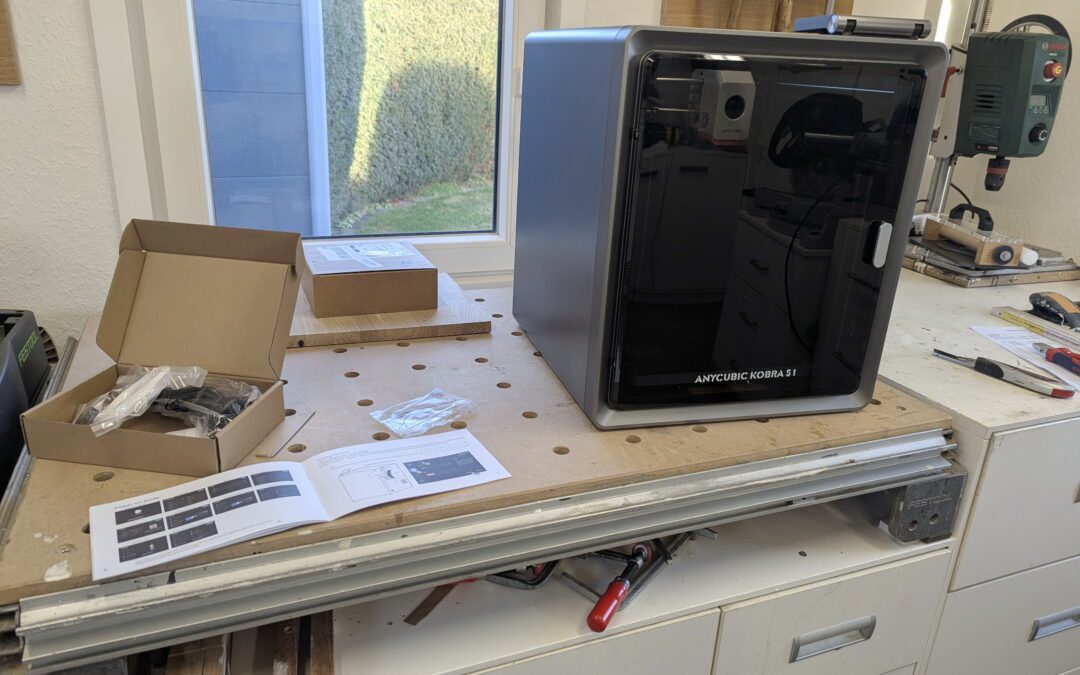 ANYCUBIC KOBRA S1 – mein neuer 3D-Drucker