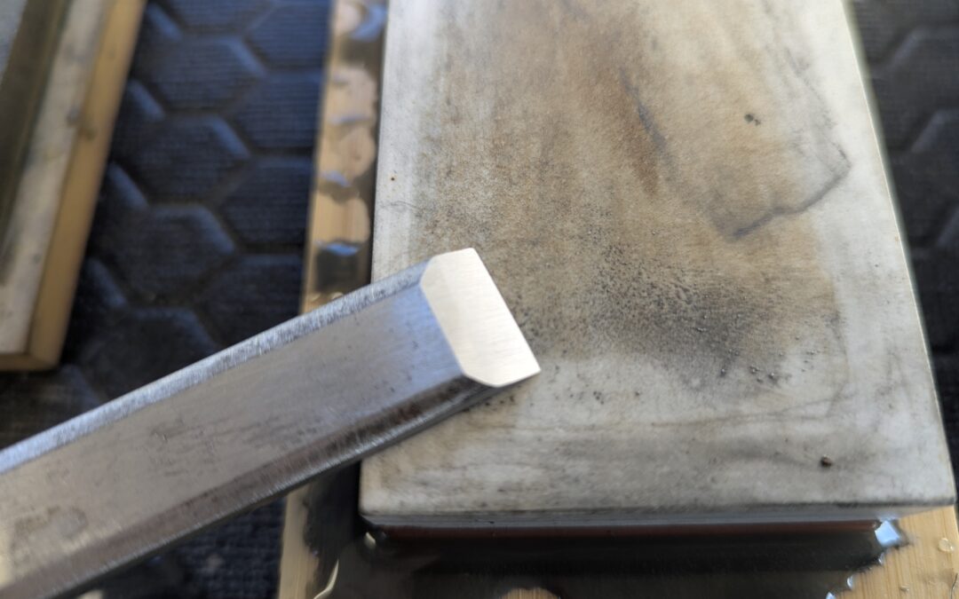 Stecheisen schärfen