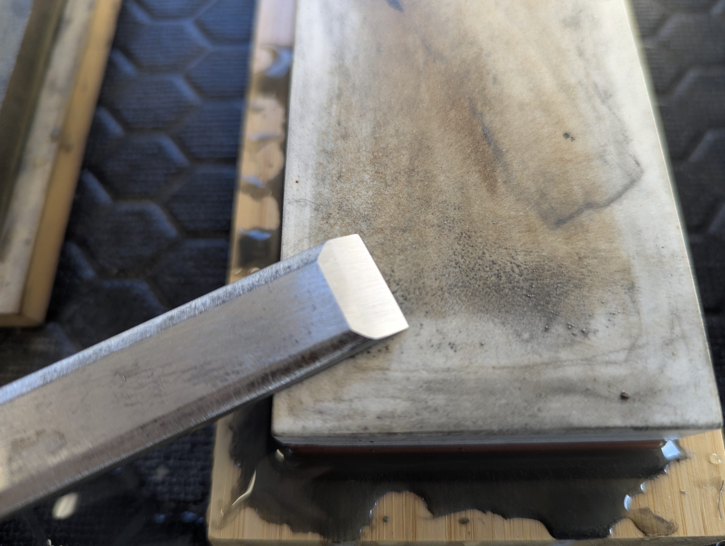 Stecheisen schärfen