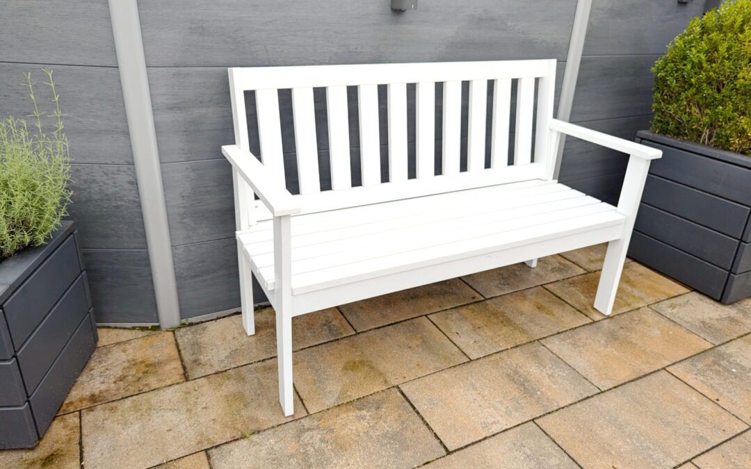 Gartenbank aus Bangkirai