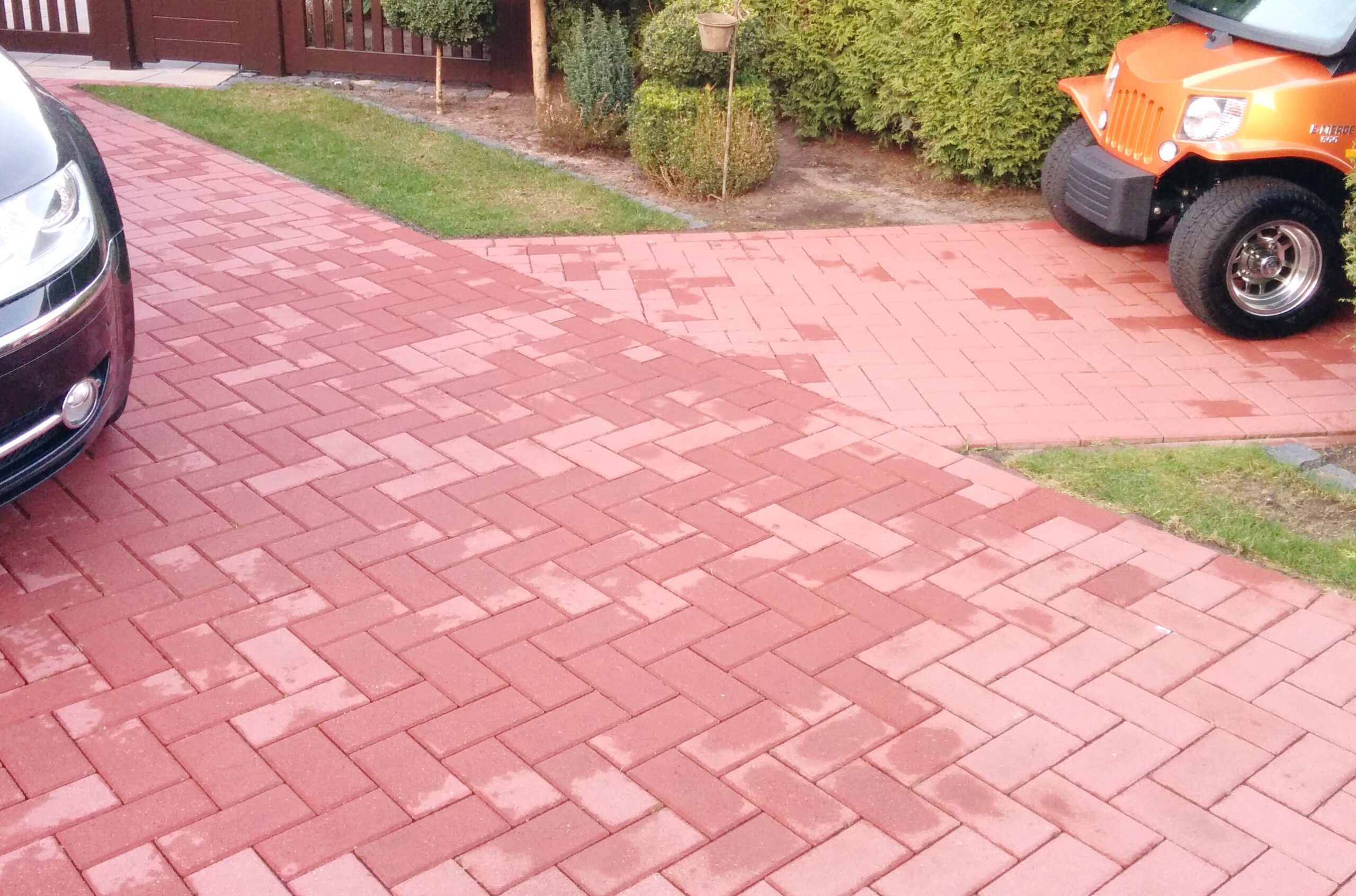 Pflaster reinigen mit Vitamin C