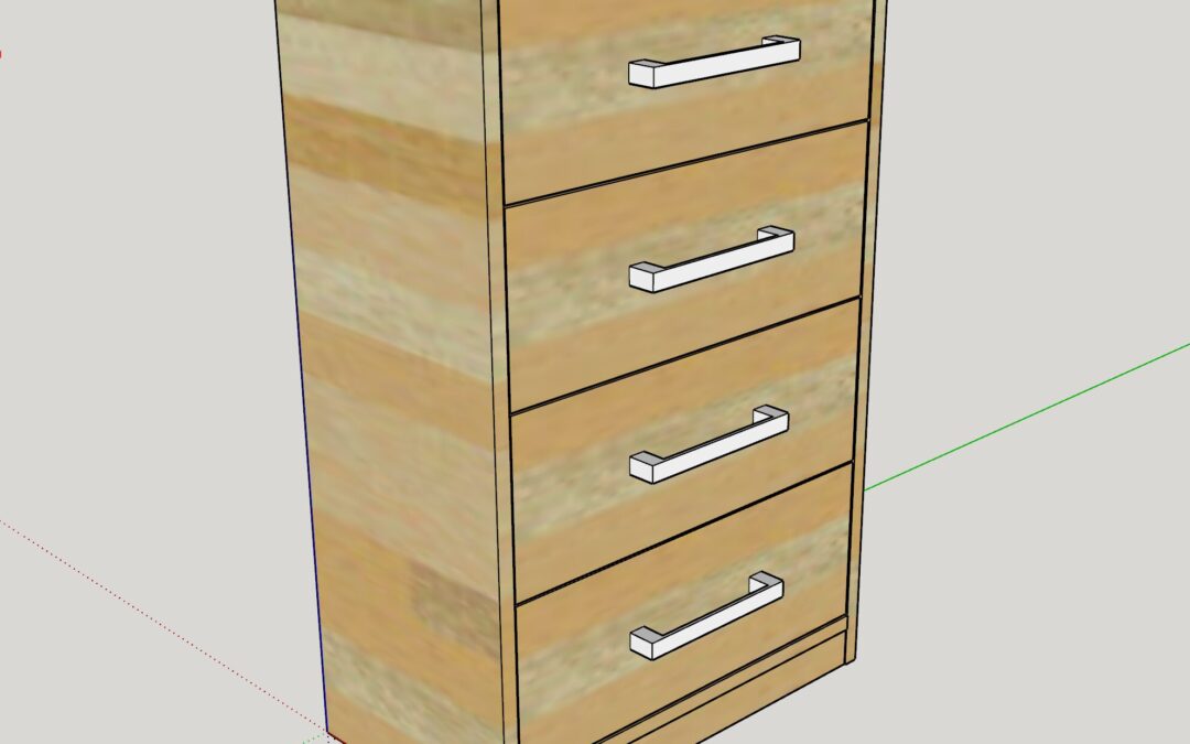 Schrank mit Schublade bauen