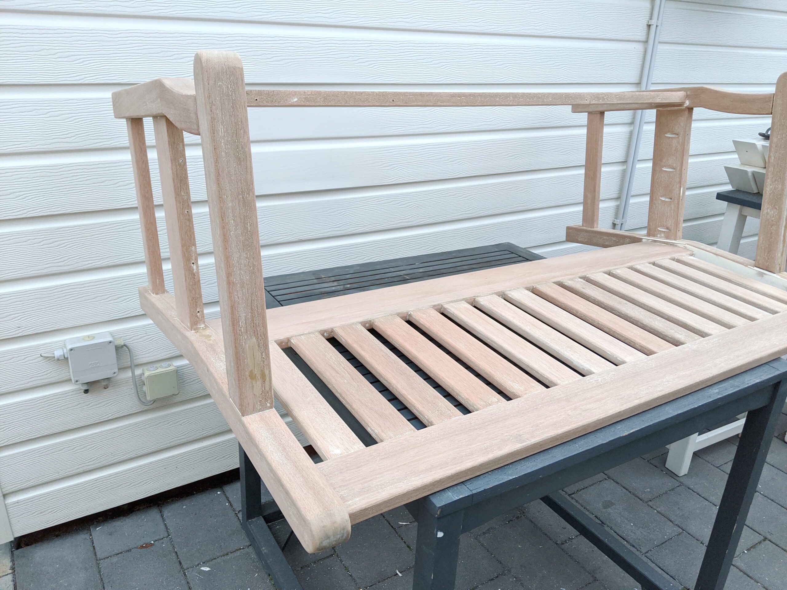 Renovierung Gartenbank