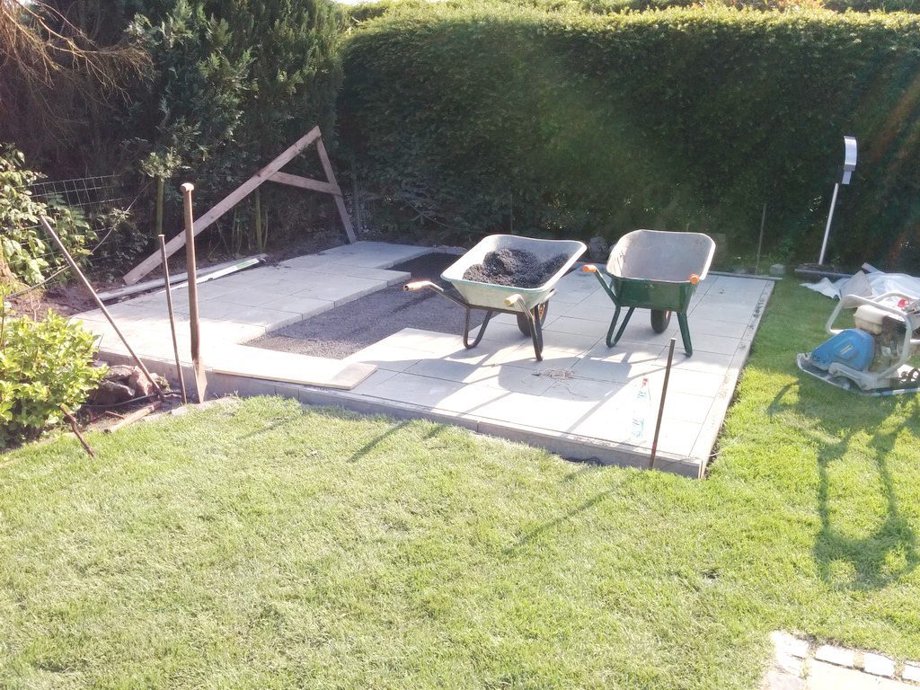 Standplatz gepflastert Standplatz gepflastert