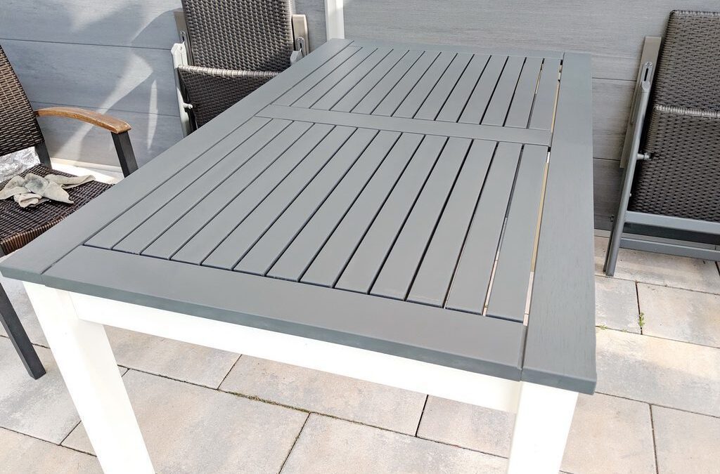 Gartentisch selber bauen