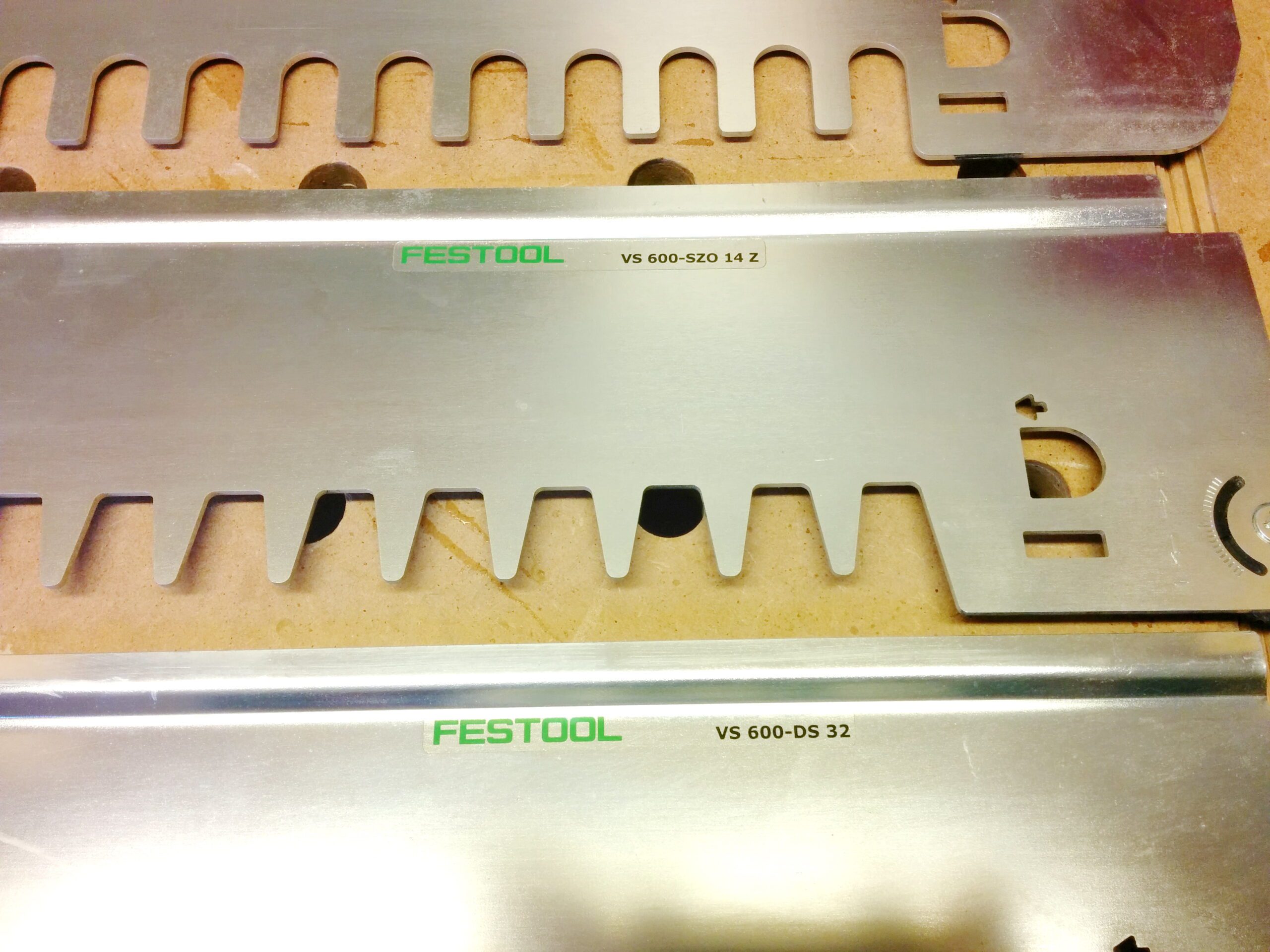 Schablonen VS 600 Verbindungssystem