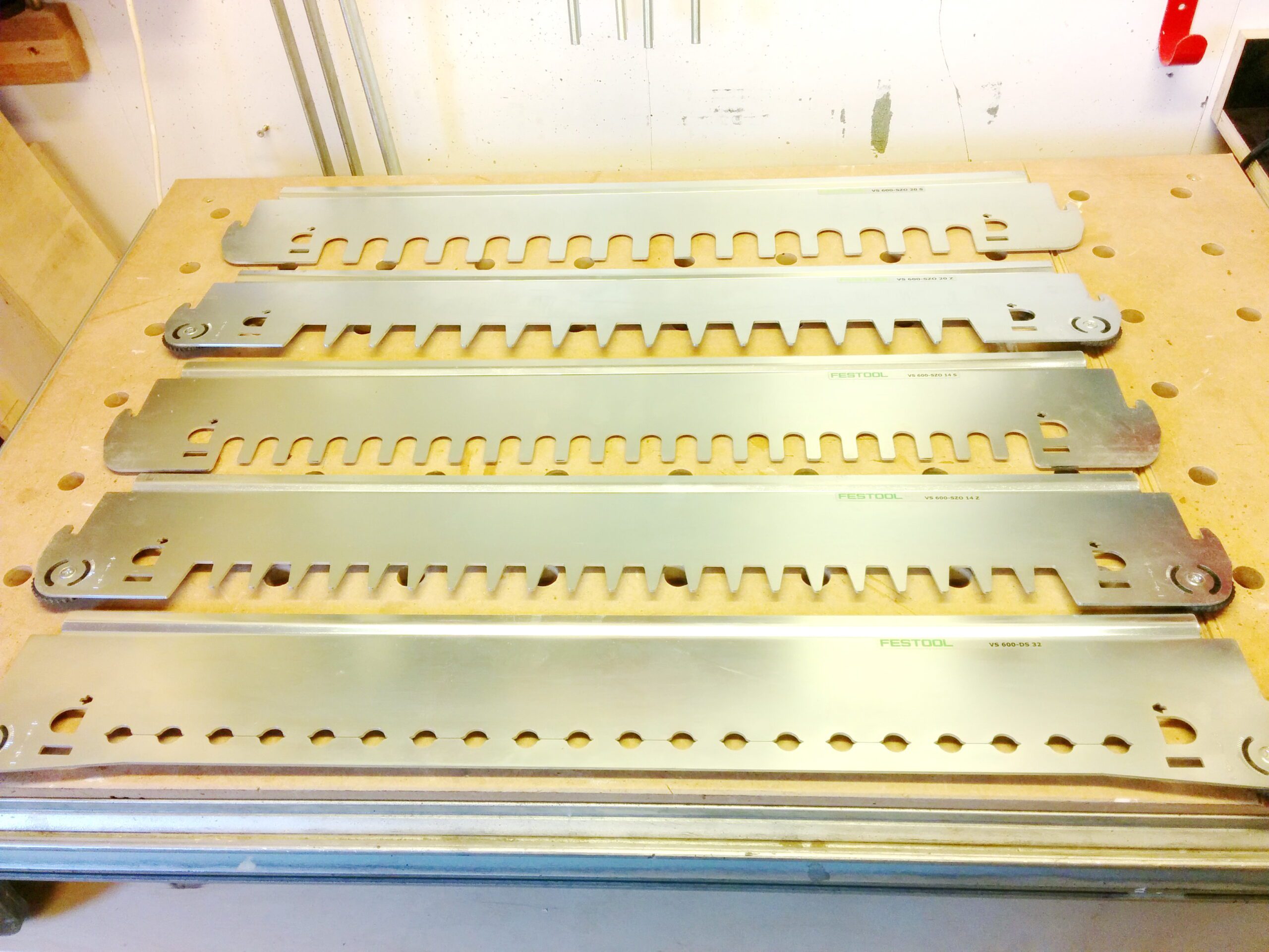 Schablonen VS 600 2 Verbindungssystem