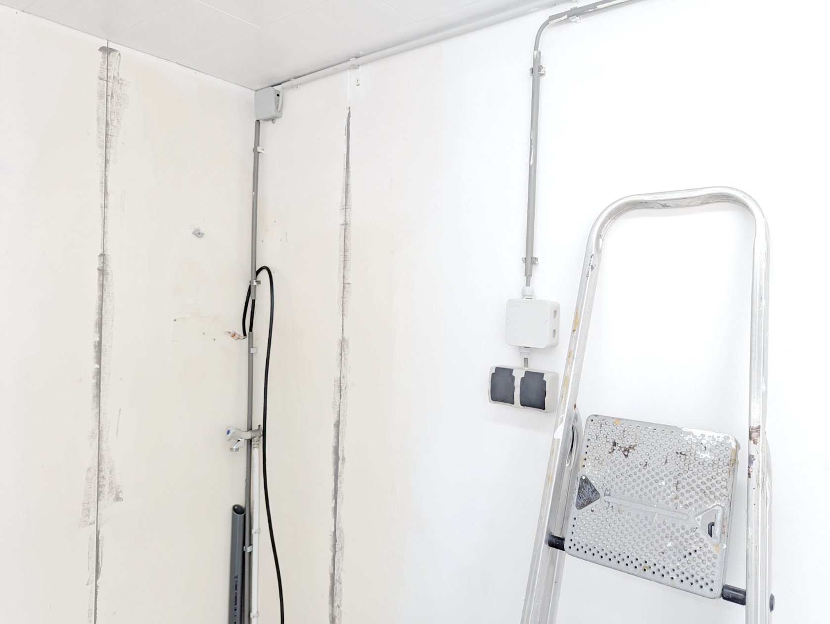 spachteln 3 Leitungen