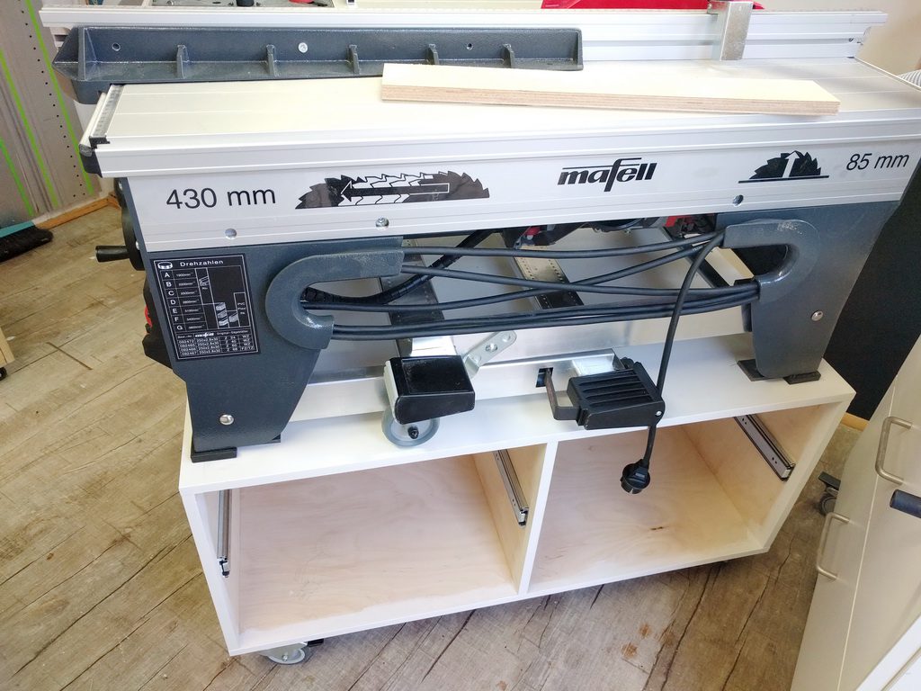 Unterschrank Unterflur-Zugsäge ERIKA 85