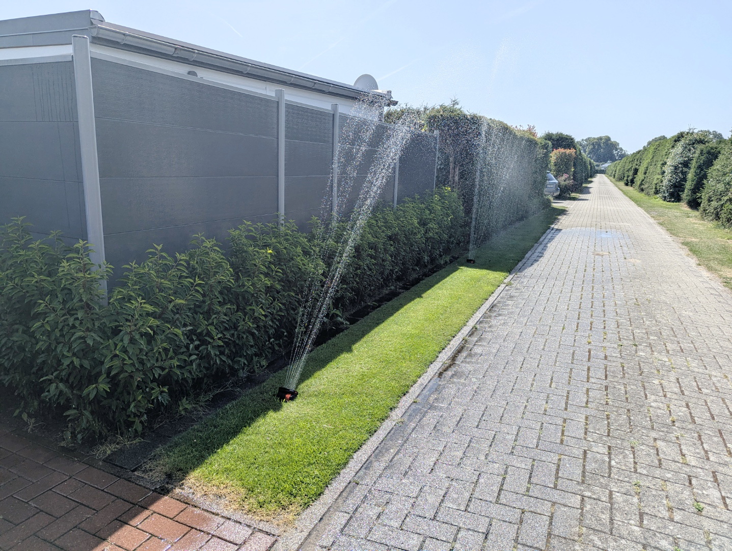 Viereckregner Gartenbewässerung