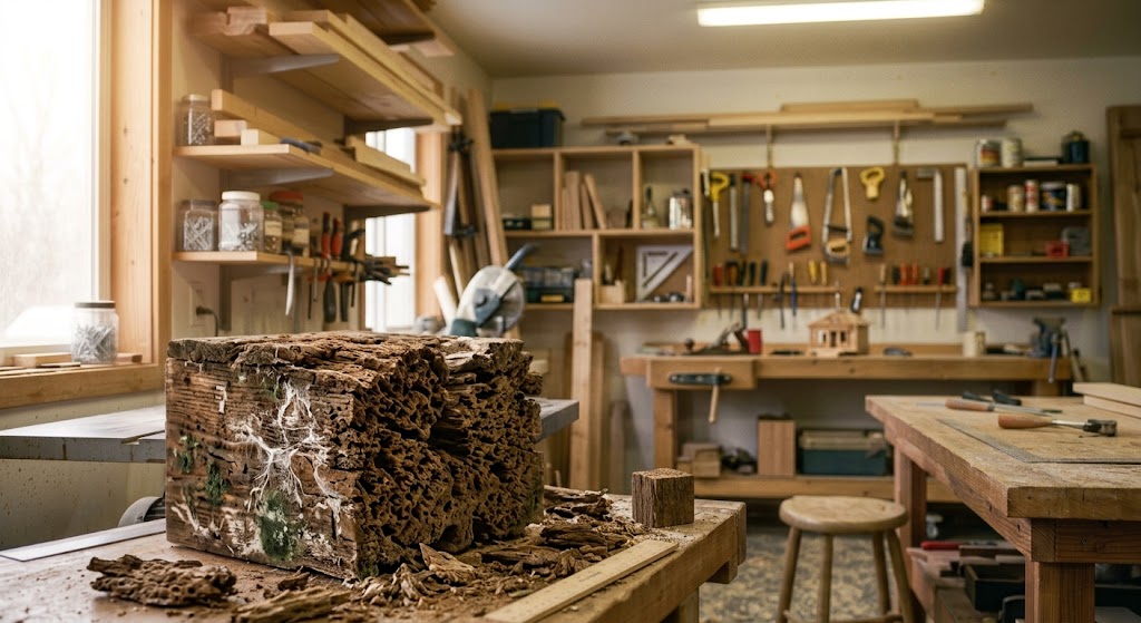 verfaultes Holz