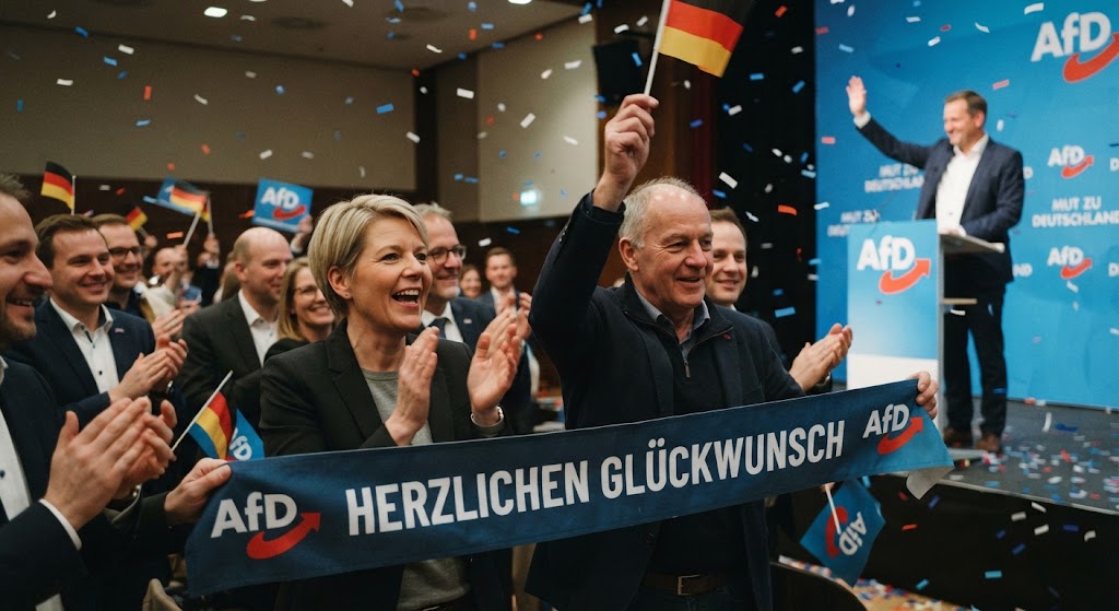 Gratulation an die AfD